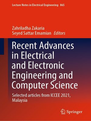 cover image of Recent Advances in Electrical and Electronic Engineering and Computer Science